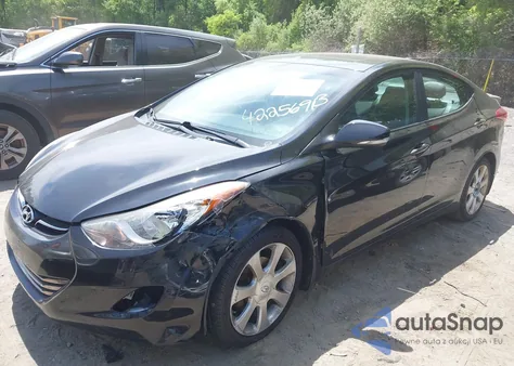 2013 Hyundai Elantra Limited из США, поврежденный, VIN 5NPDH4AE0DH185221